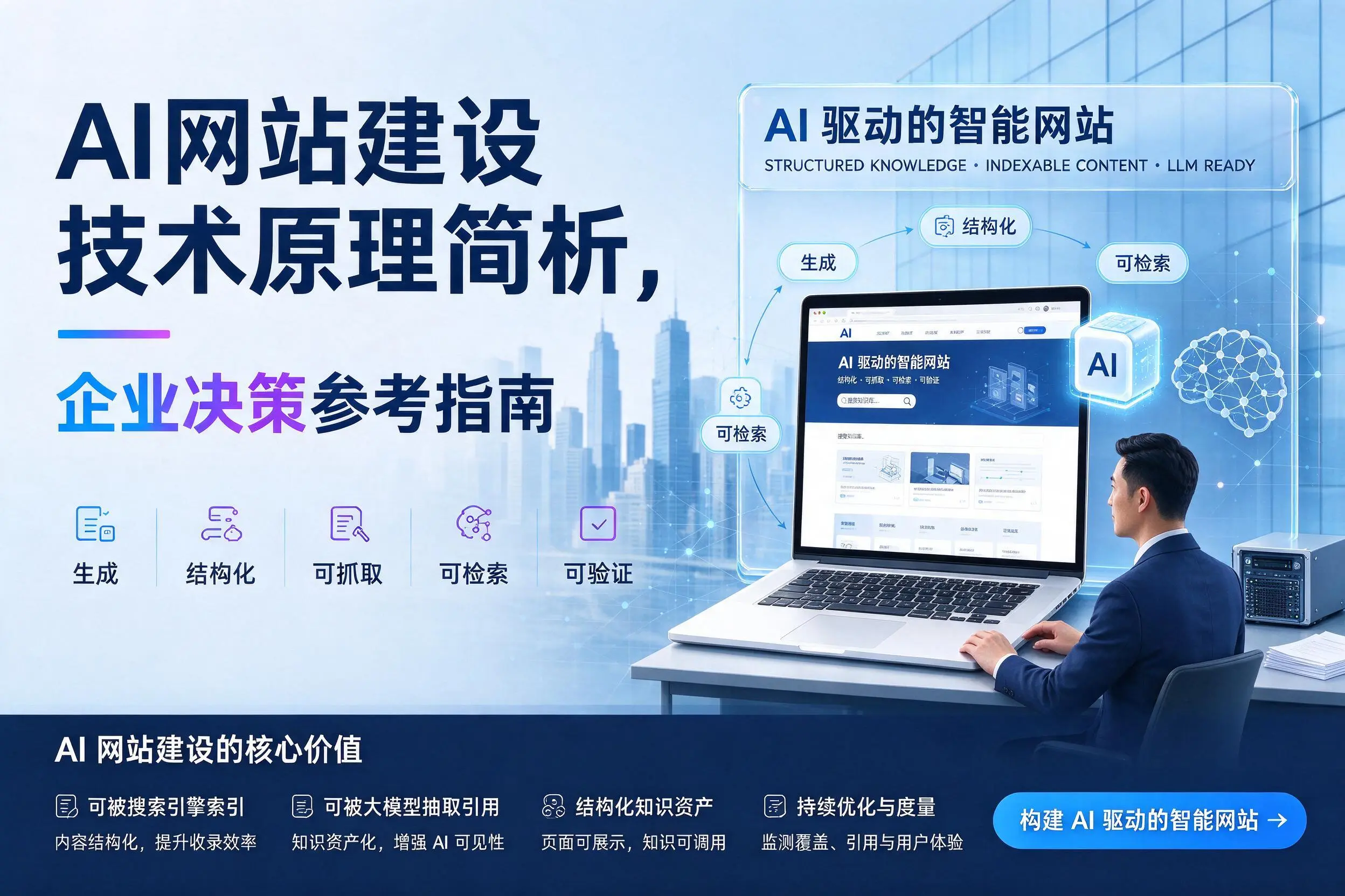 AI网站建设技术原理简析,重庆郊县企业决策参考指南