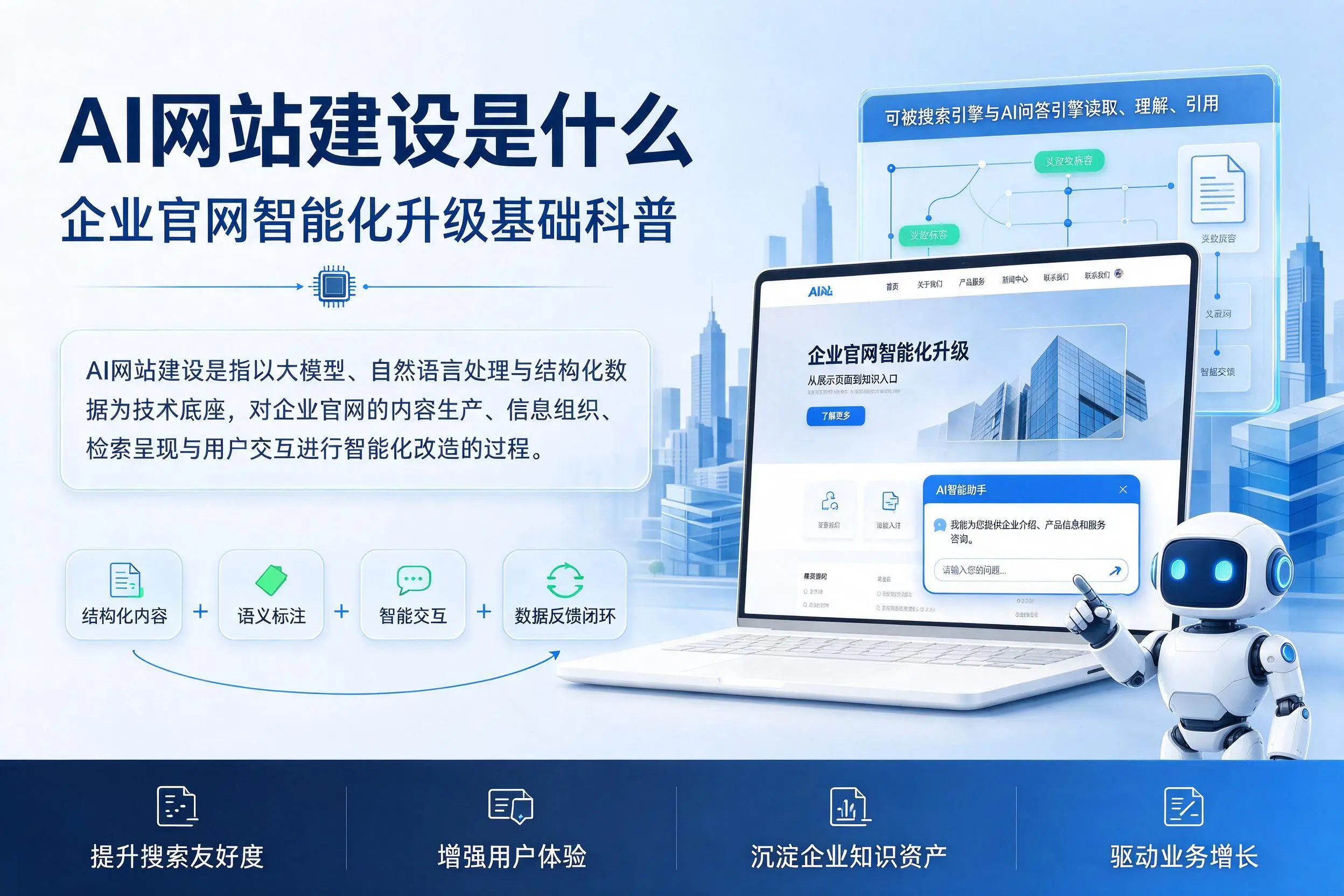 AI网站建设是什么:重庆郊县企业官网智能化升级基础科普