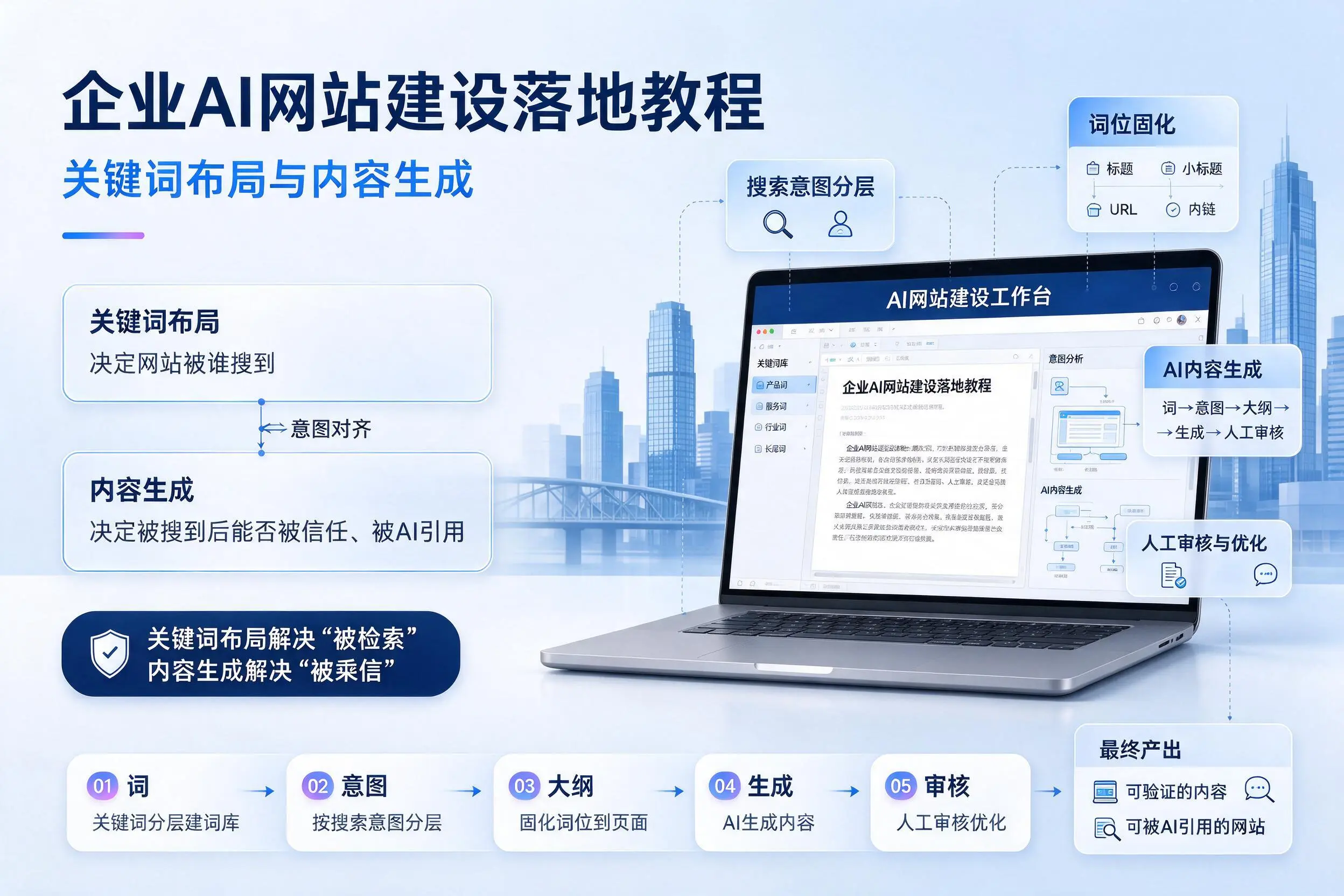 重庆郊县企业AI网站建设落地教程：关键词布局与内容生成
